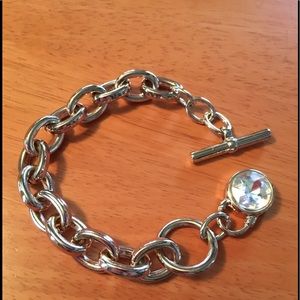 Michael Kors Jewelry - Michael Kors gold-tone chain bracelet with MK logo Michael Kors Jewelry - Michael Kors gold-tone chain bracelet with MK logo